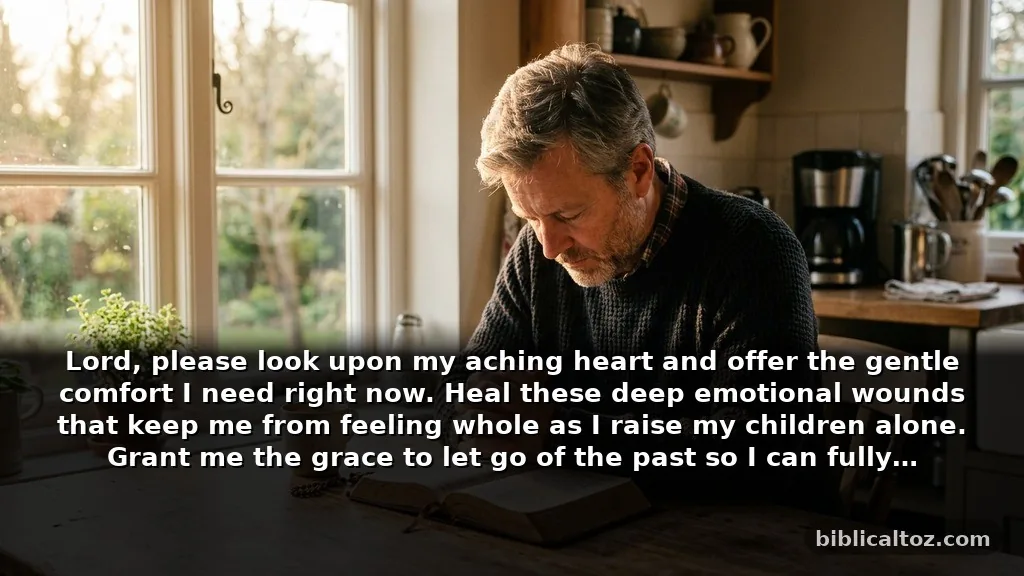 Heartfelt Biblical Prayer for Single Fathers Seeking Emotional Healing