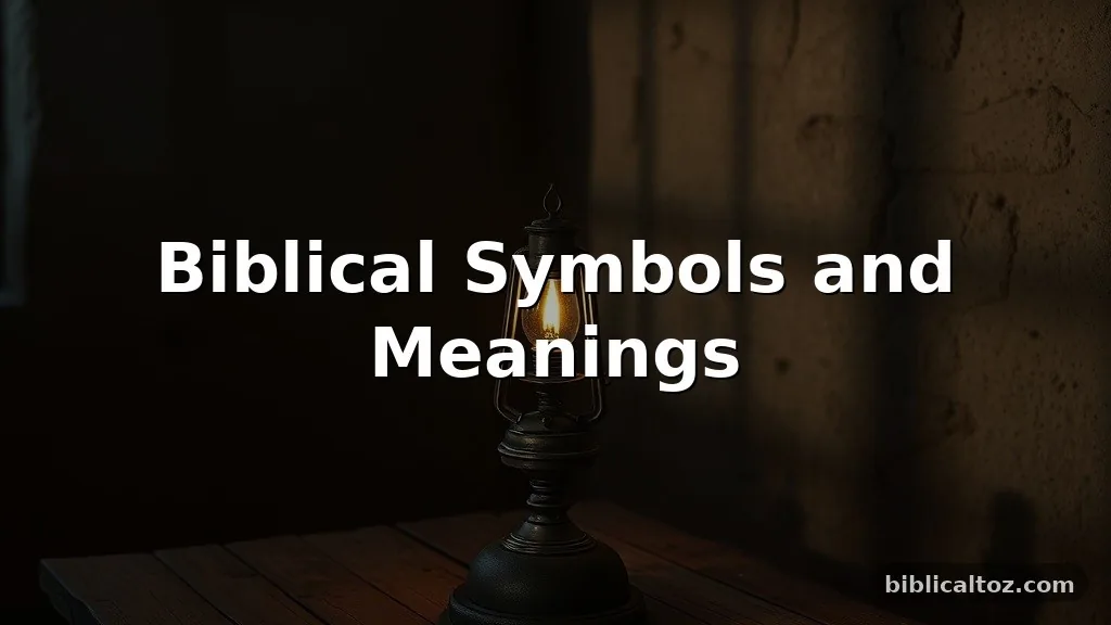 biblical symbols and meanings