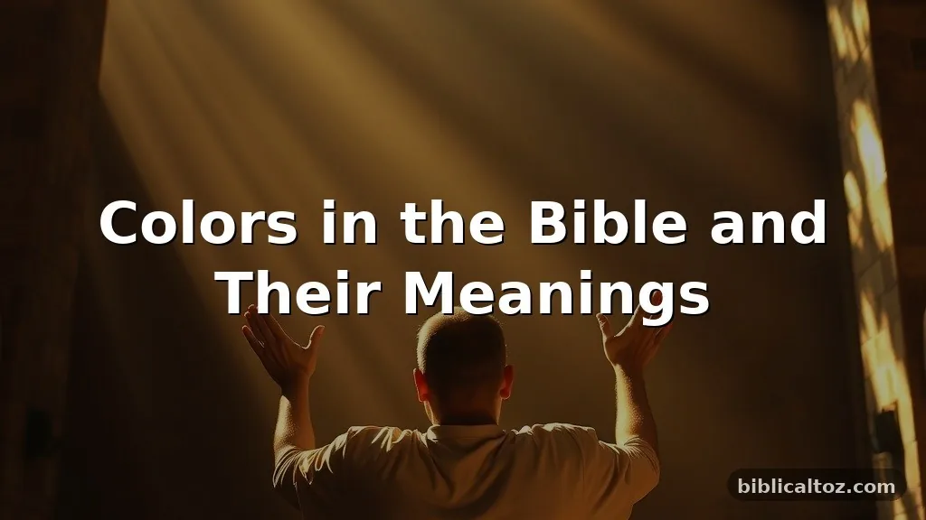 colors in the Bible and their meanings