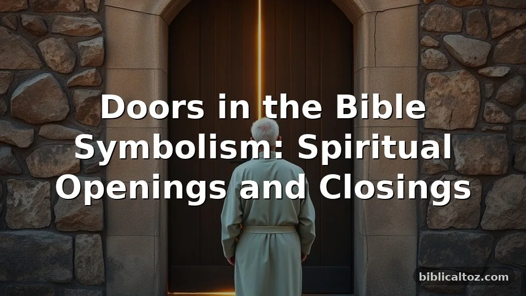 doors in the Bible symbolism