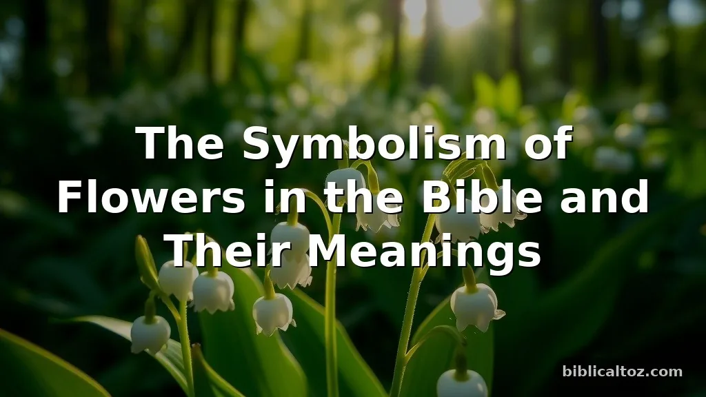 flowers in the Bible and their meanings