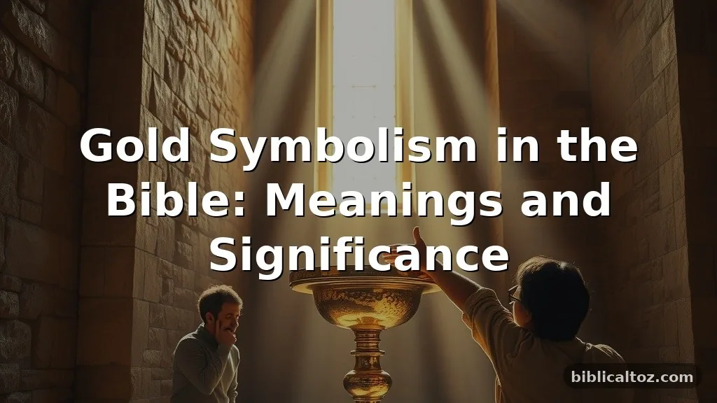 Gold Symbolism in the Bible