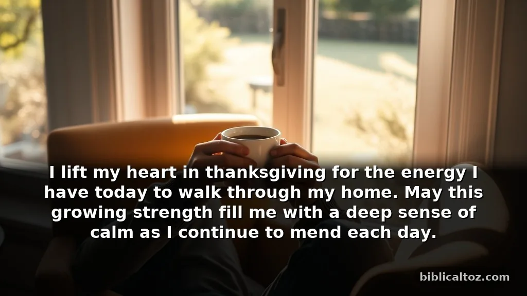 Simple healing prayer for myself to cultivate gratitude during recovery