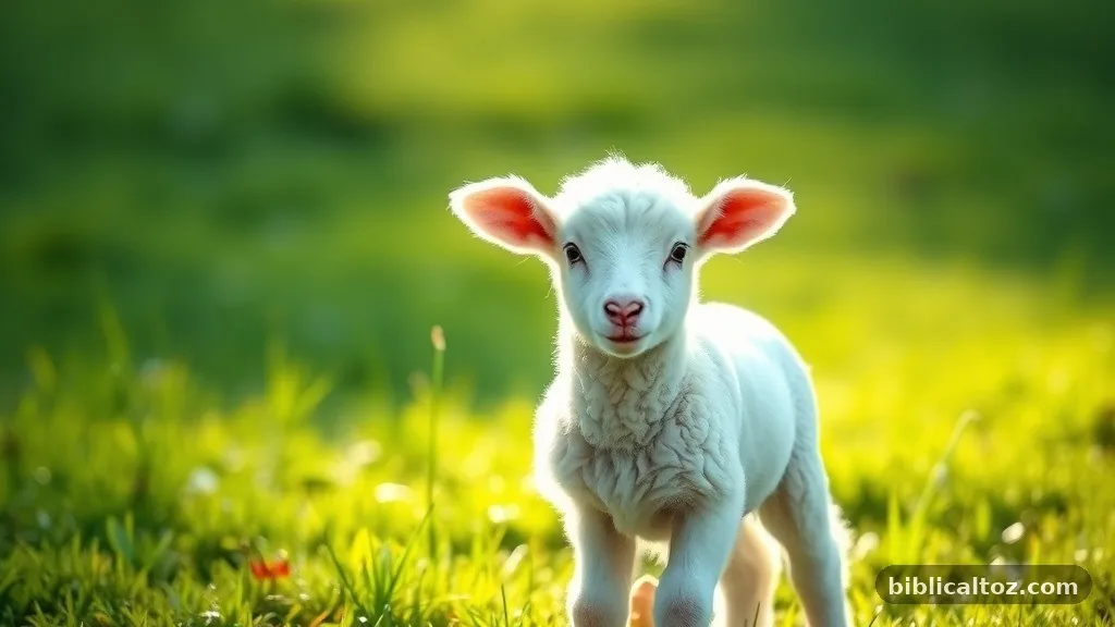 Innocence and Gentleness - lamb symbolism in the Bible