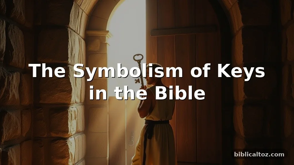 keys in the Bible symbolism