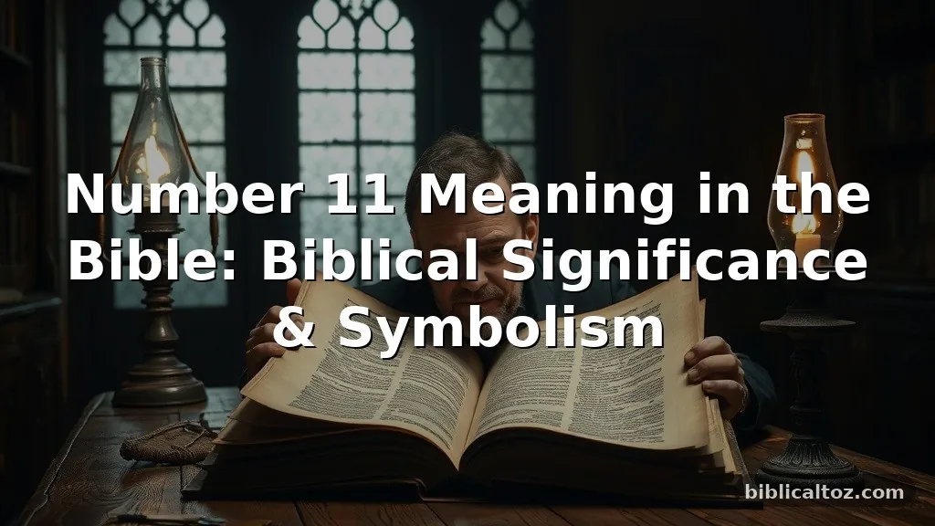 Number 11 Meaning in the Bible