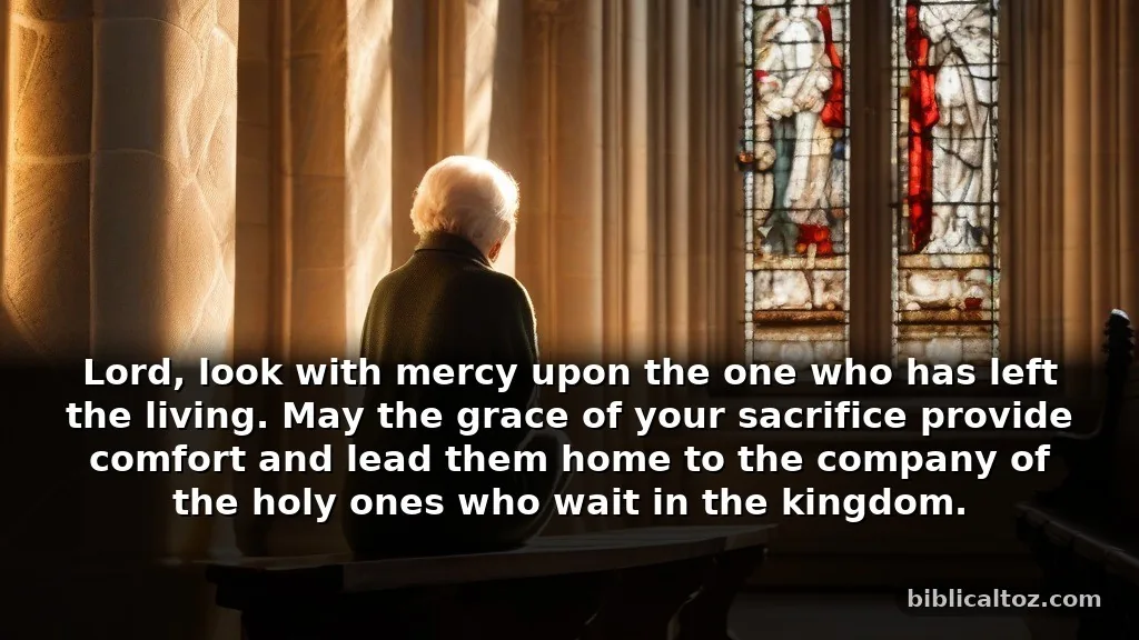 Catholic prayer after someone dies for the release of the soul