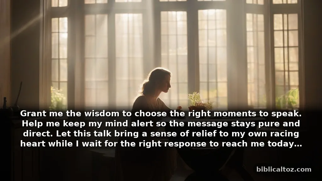 Short prayers before a difficult conversation to find quick clarity
