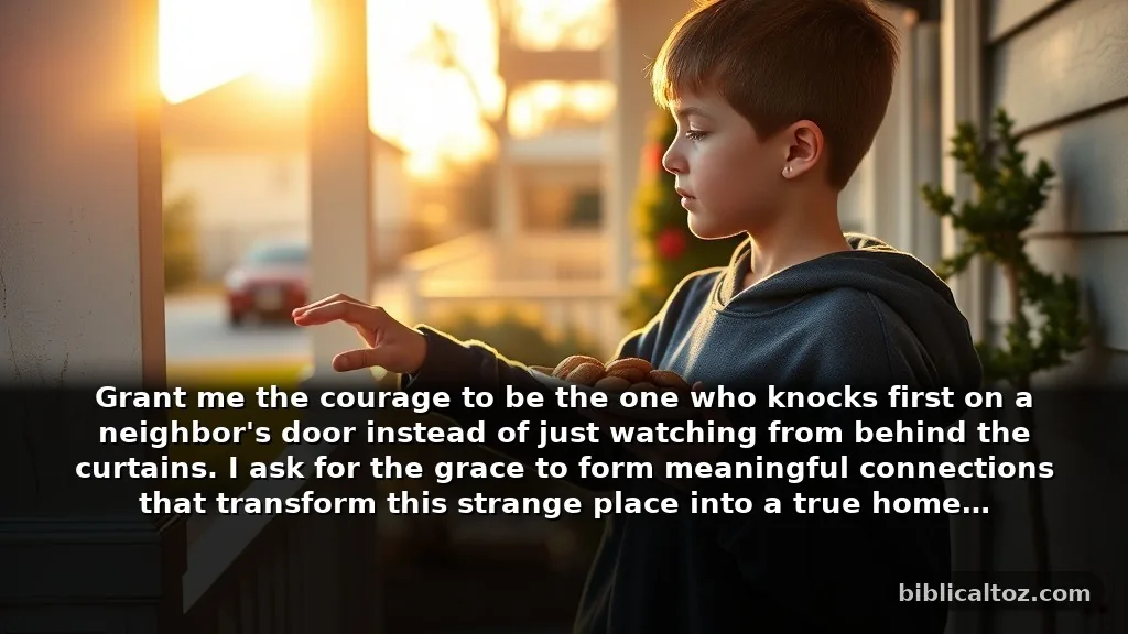 Clever Prayer Before Moving to a New City for Making New Friends