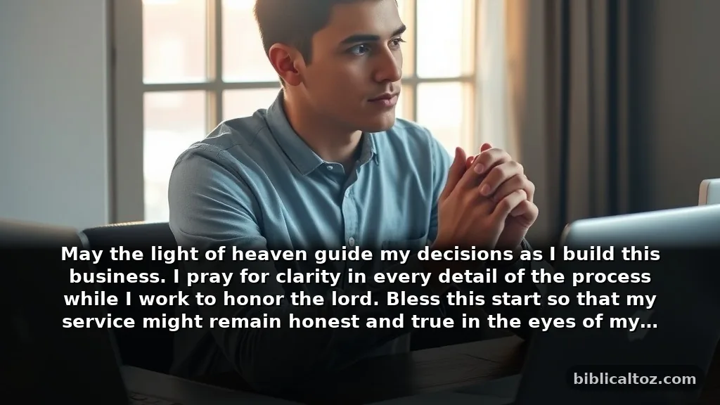 Short Prayer Before Starting a Business for Social Media Captions