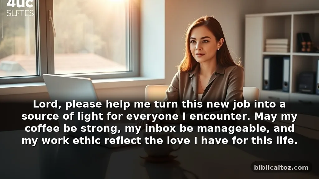Clever Instagram captions for a prayer before starting a new job