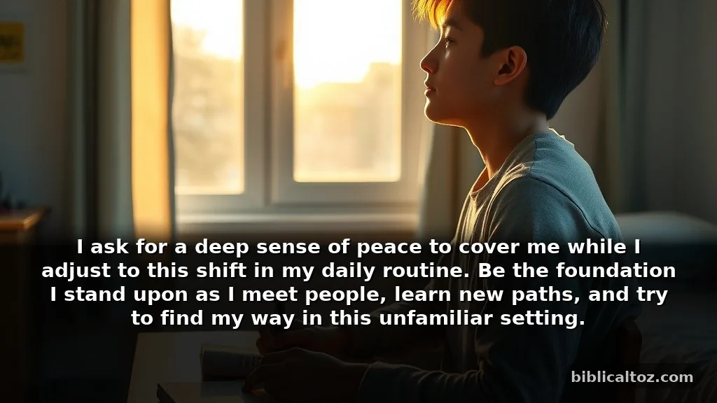 Powerful Prayer Before Starting College When Feeling Overwhelmed by Change