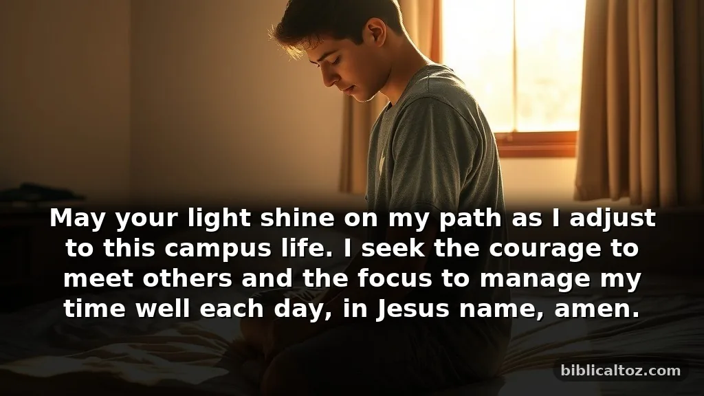 Short Prayer Before Starting College for Instagram Captions