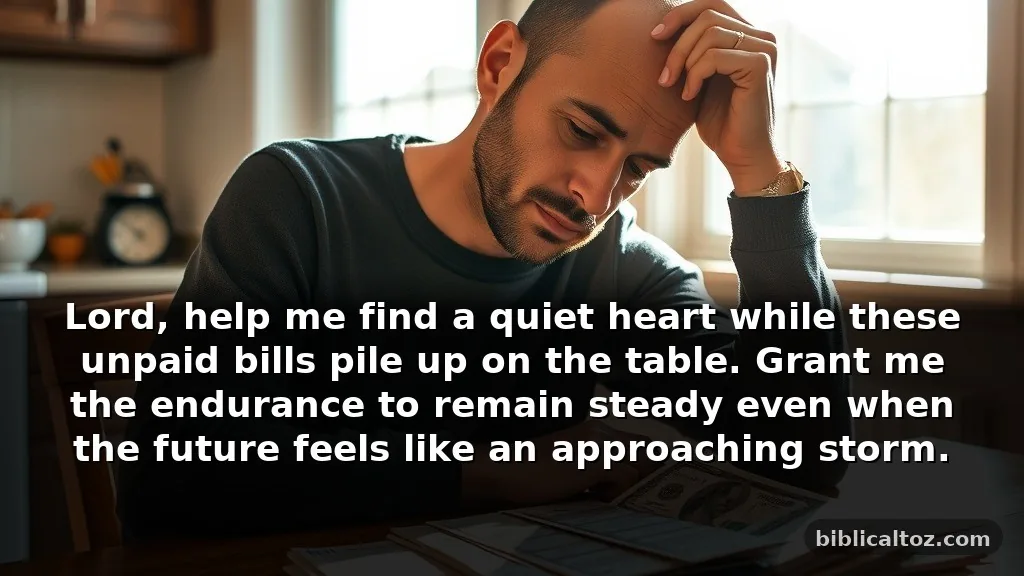 A Calm Prayer During a Financial Crisis for Patience
