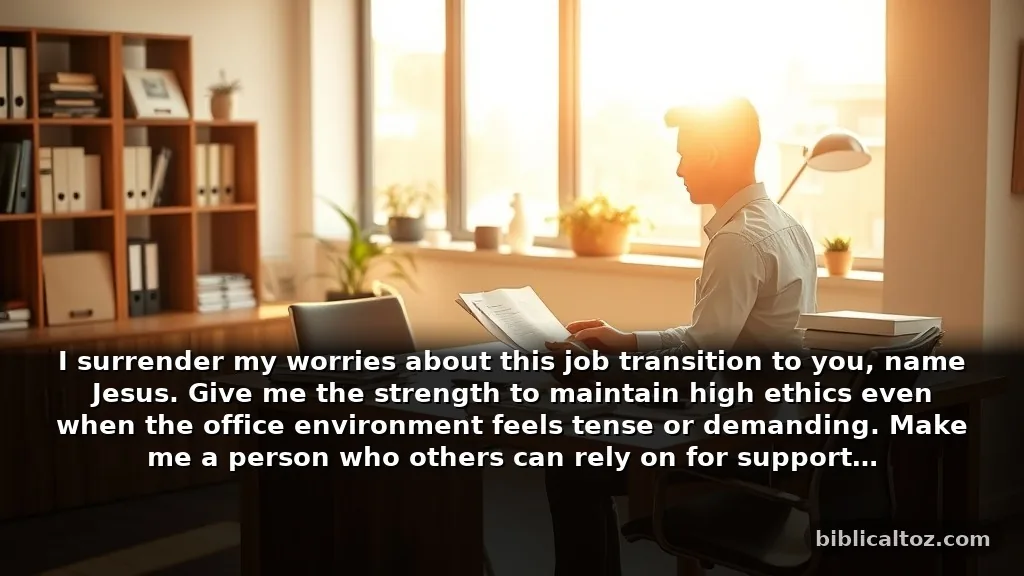 Powerful prayer for a fresh start at work and career
