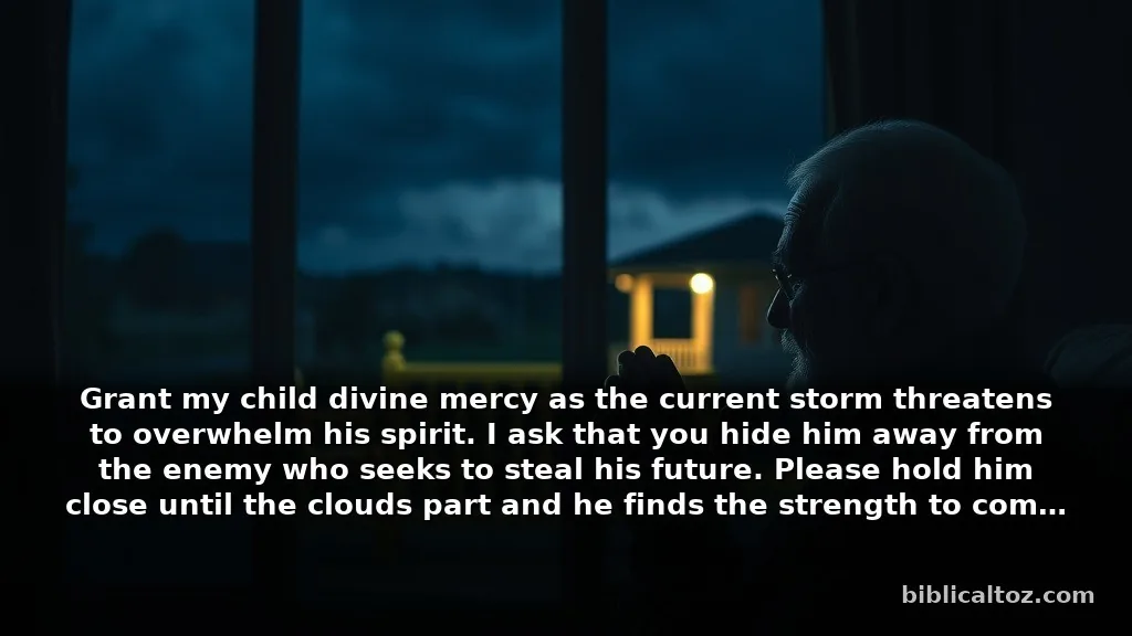Short, Powerful Prayer for a Prodigal Son During Times of Crisis