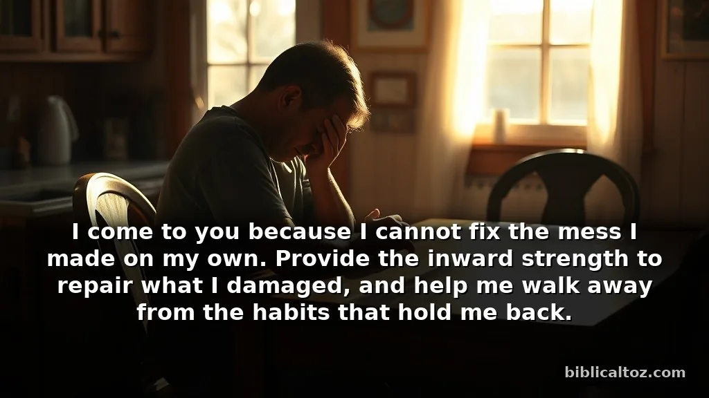 A sincere prayer for a second chance during difficult seasons