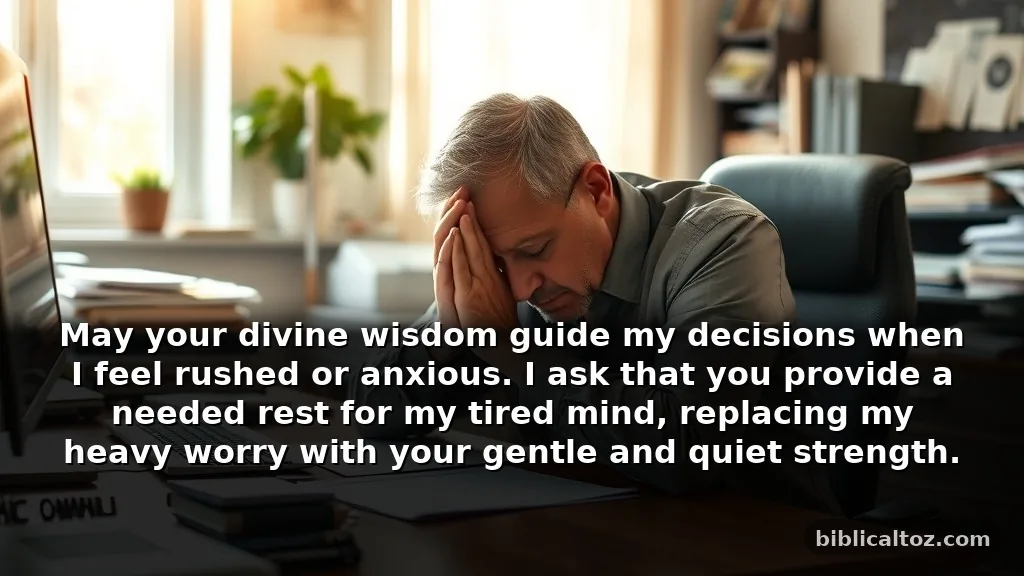 Heartfelt prayer for a struggling business owner needing patience