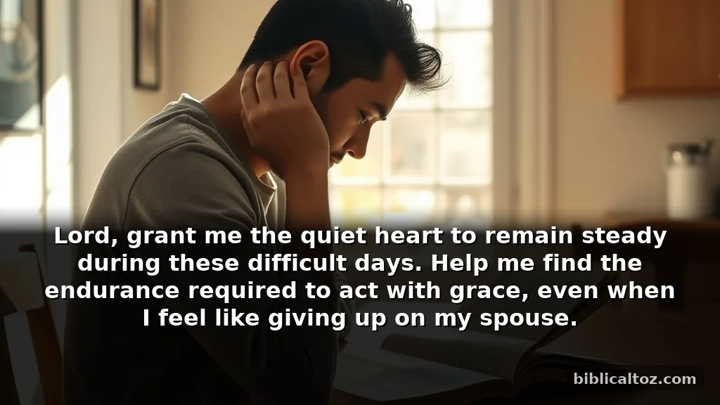 Simple Prayer for a Troubled Marriage Bible Verses for Patience