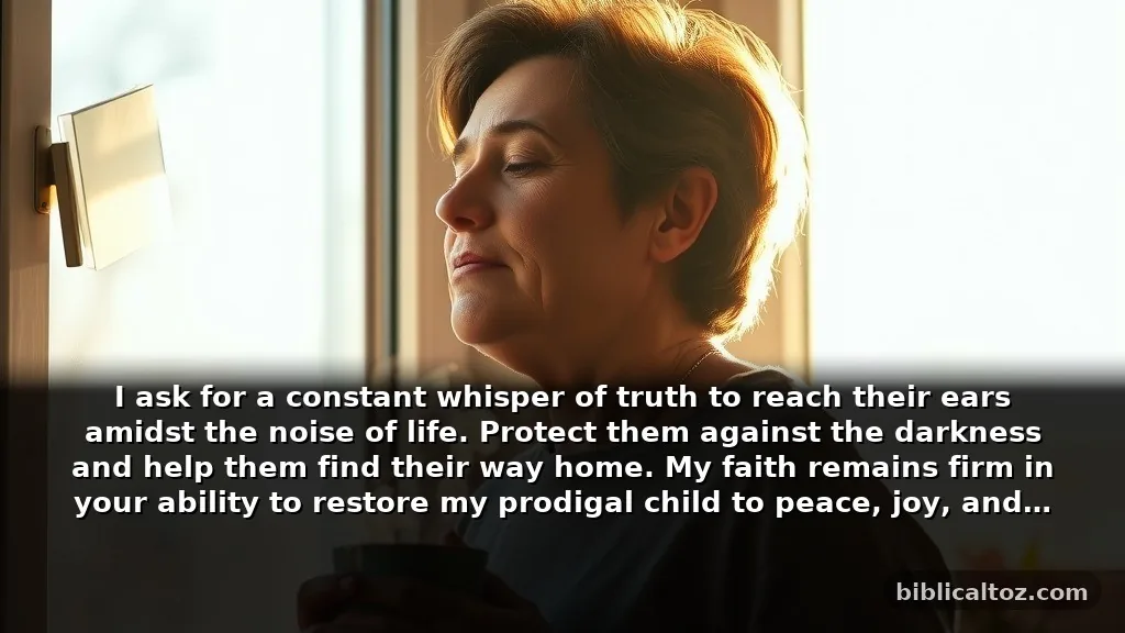 Short, Daily Prayer for a Wayward Child for Parents on the Go