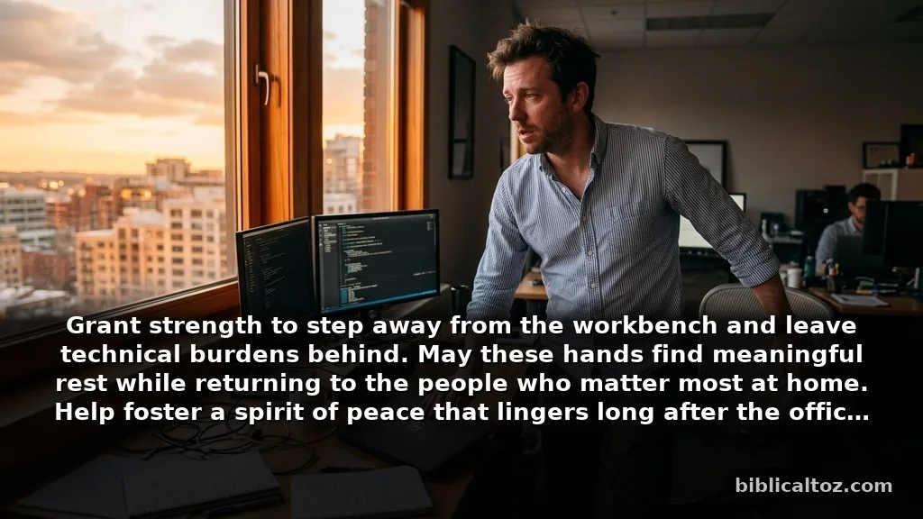 Heartfelt Prayer for Engineers for work life balance
