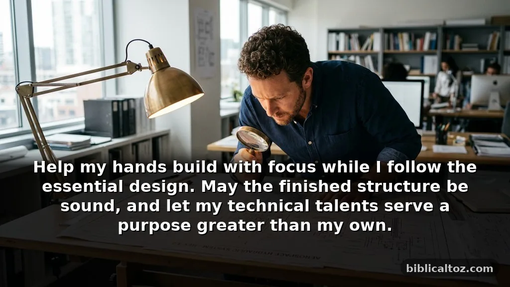 Short Prayer for Engineers to find clarity in complex projects
