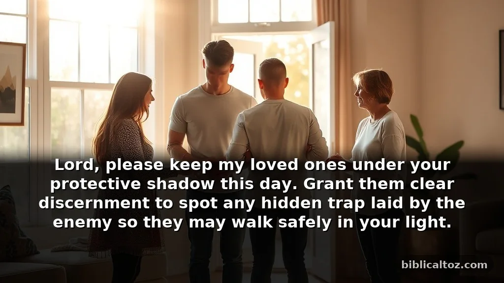 Powerful prayer for family blessings regarding protection from evil