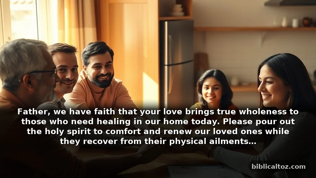 Bible Verse Inspired Prayer for Family Healing and Recovery
