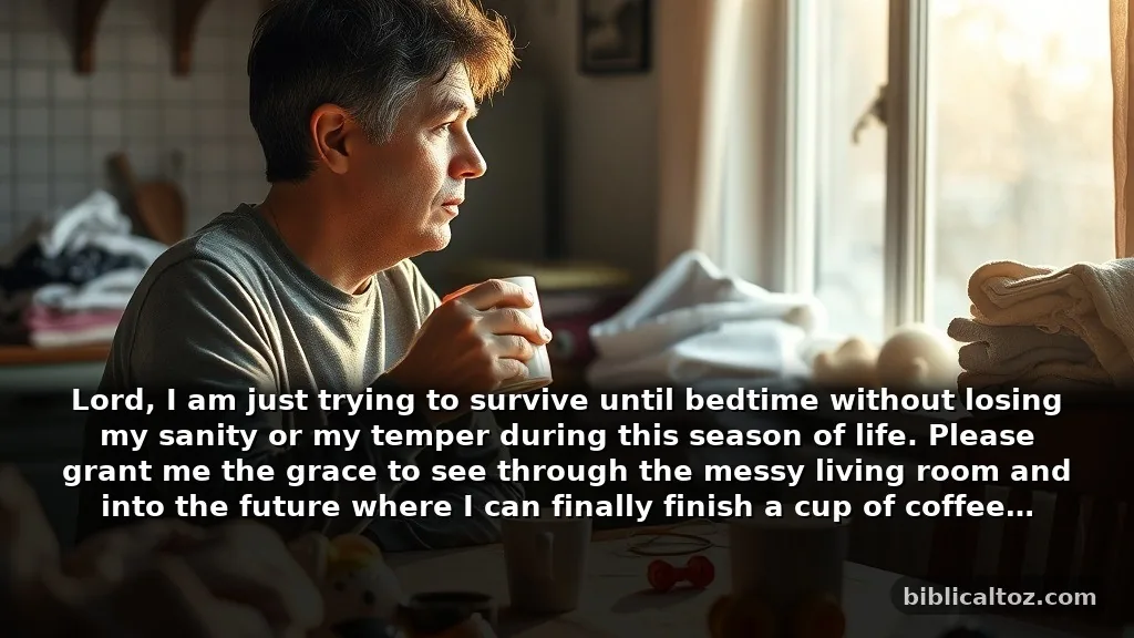 Clever and Modern Prayer for God's Peace in Uncertainty for Busy Parents