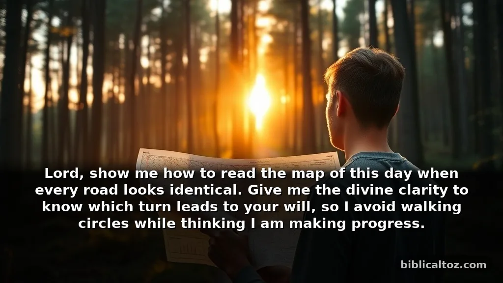 Clever Morning Prayer for God's Presence and Guidance in Making Decisions