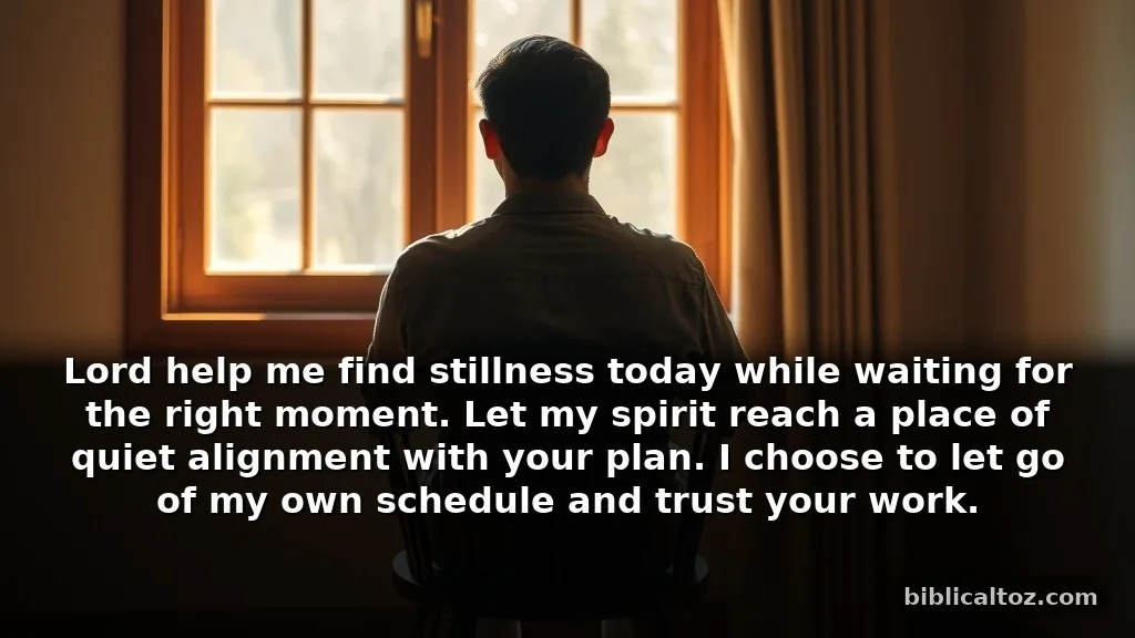 Short Prayers for God's Timing to Use as Daily Reminders