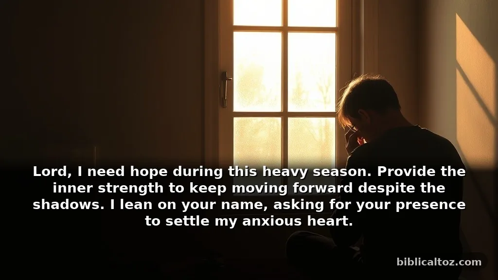 Short prayer for hope when facing difficult seasons