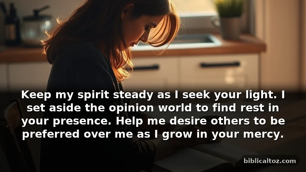 Short Prayer for Humility for Daily Renewal