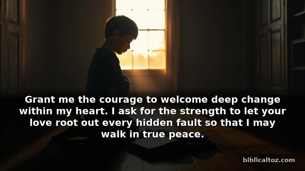 Reflective Prayer for Justice and God's Will Regarding Personal Character Growth