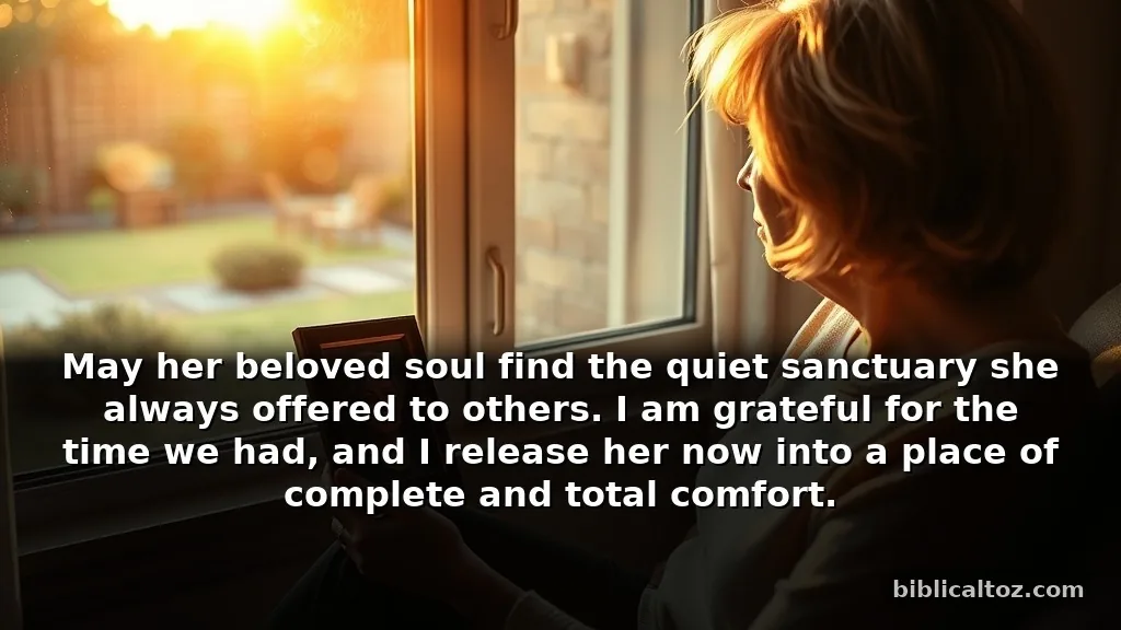 Gentle prayer for my aunt who passed away