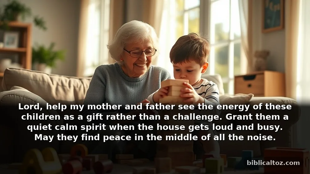 Guided prayer for my grandparents to find patience with grandchildren