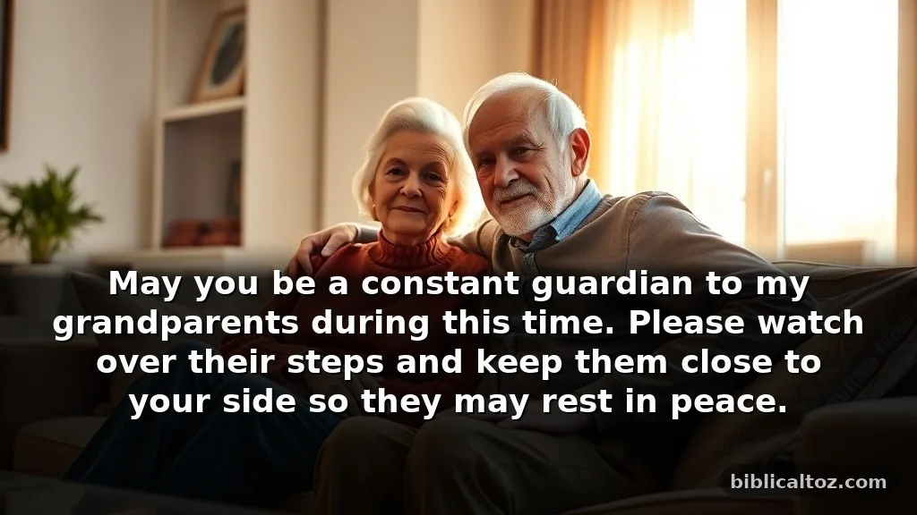 Simple prayer for my grandparents to offer a child’s prayer for protection