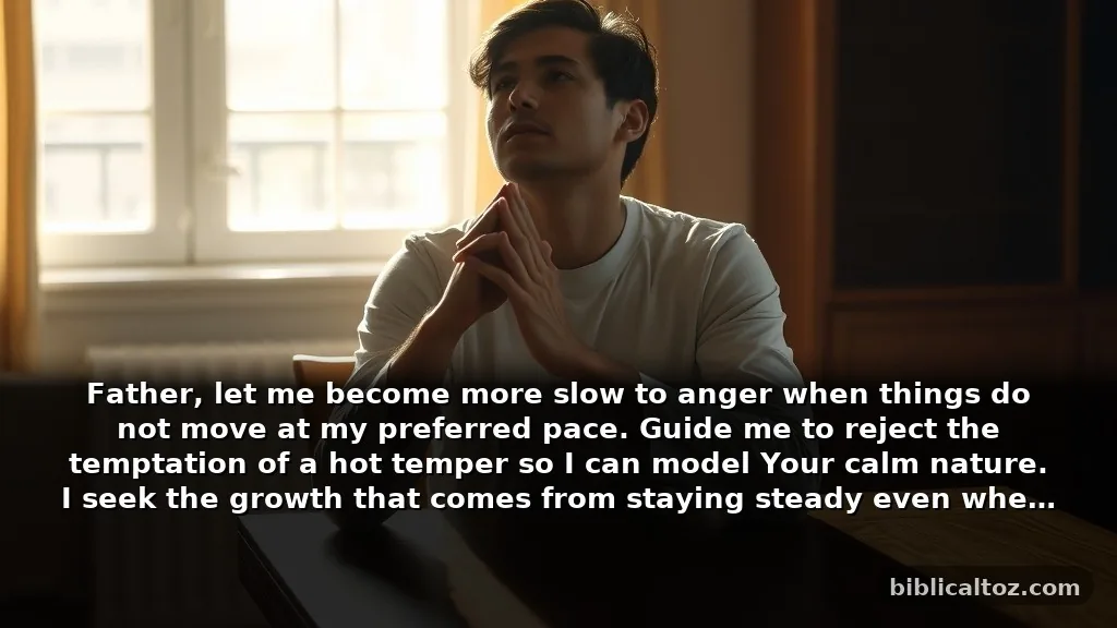 Heartfelt Prayer for Protection From Temptation About Developing Patience