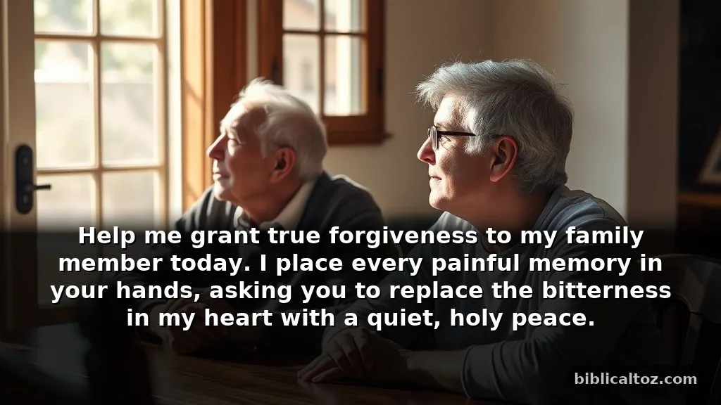 Prayer for Reconciliation With Family to Heal Past Hurts and Offenses