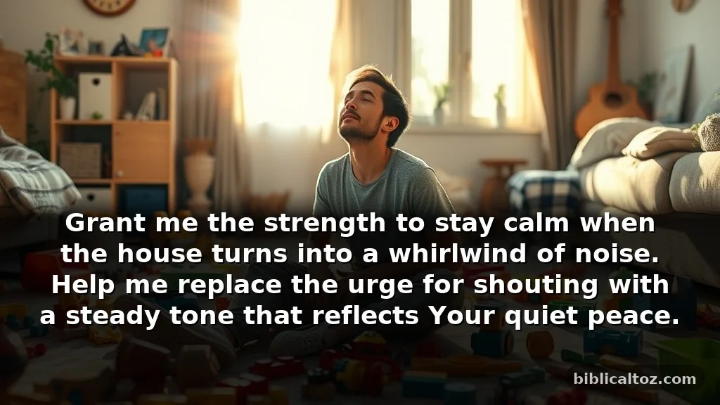 A gentle prayer for self-control for parents of kids