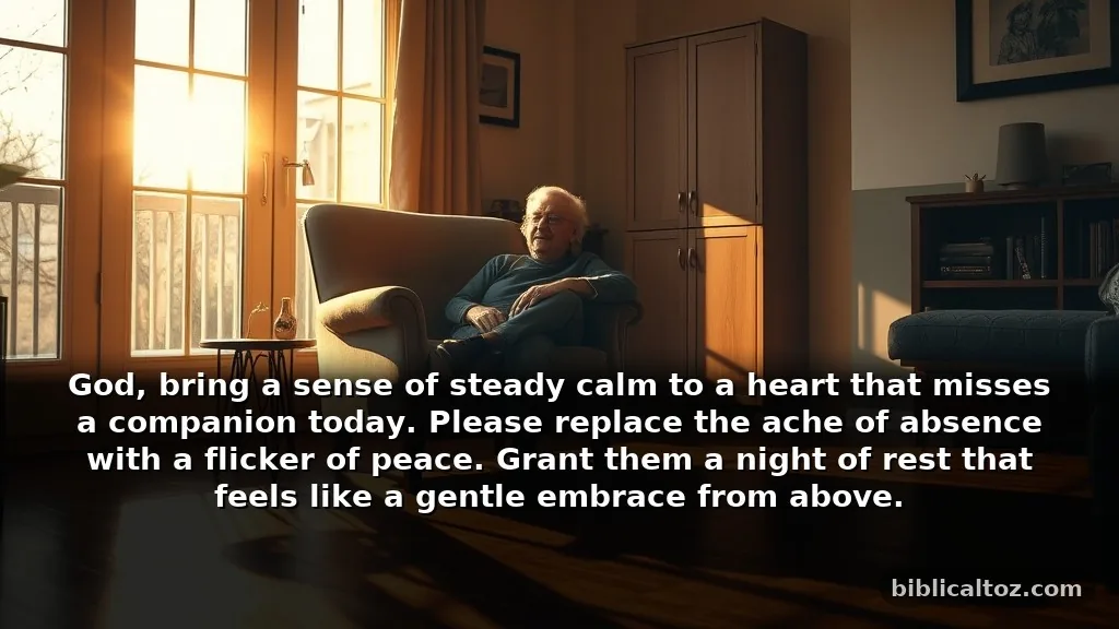 A Calm Prayer for Seniors Facing Difficult Seasons of Loss