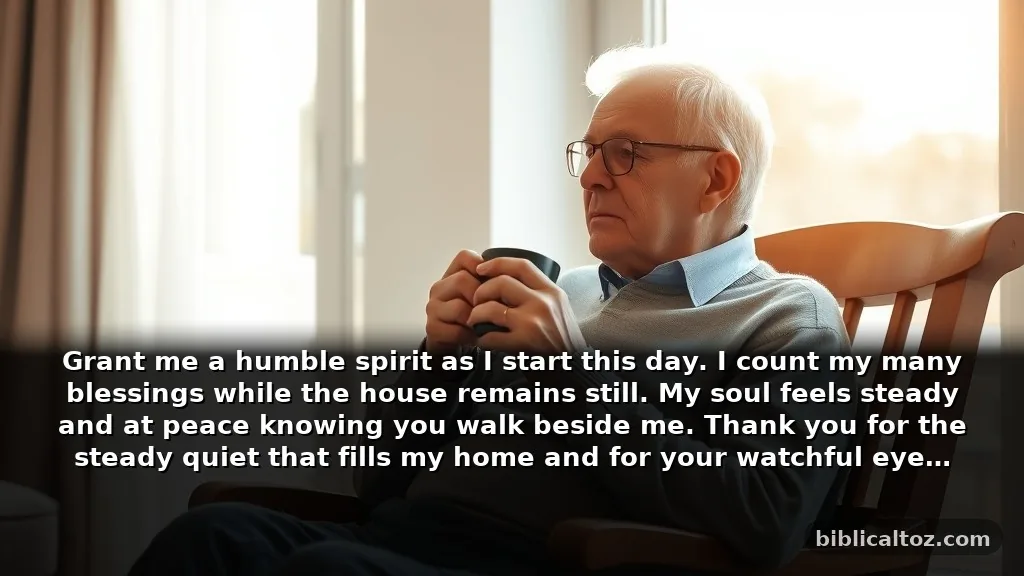Short Thanksgiving Prayer for Seniors to Say Daily