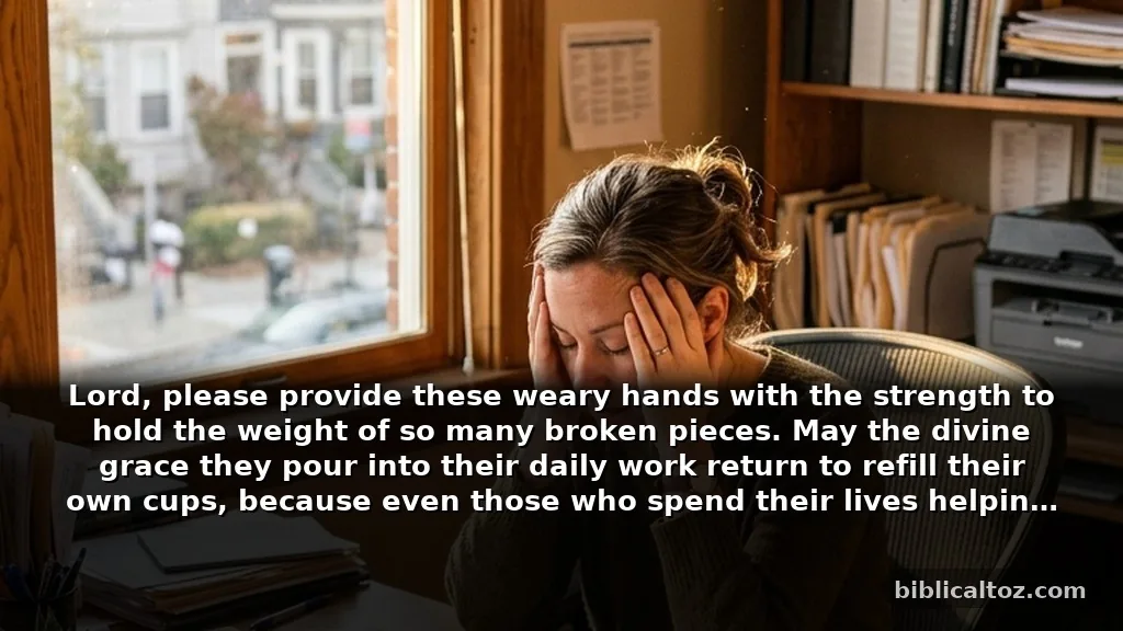 Clever and encouraging prayer for social workers in cards