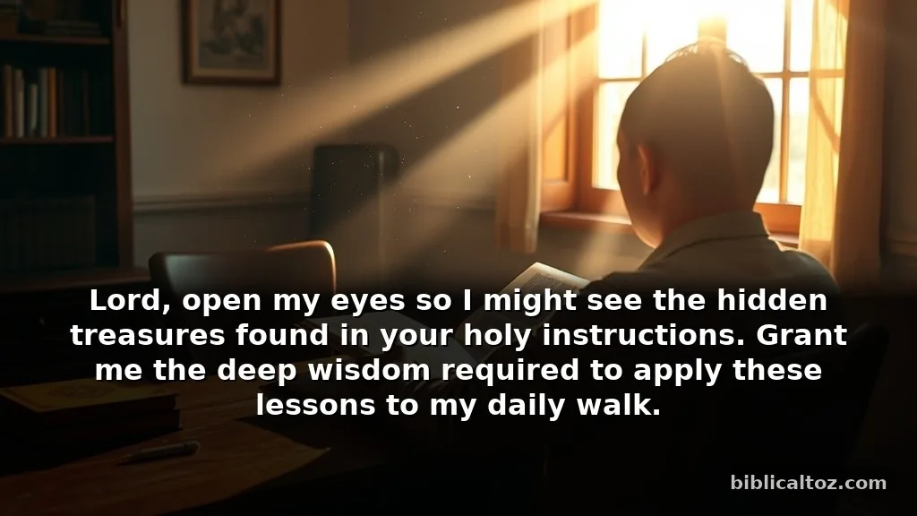 Biblical prayer for spiritual growth and wisdom