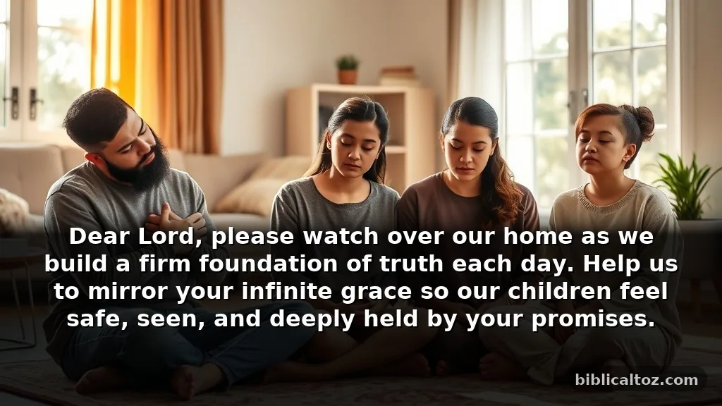 Heartfelt prayer for spiritual growth for kids and families