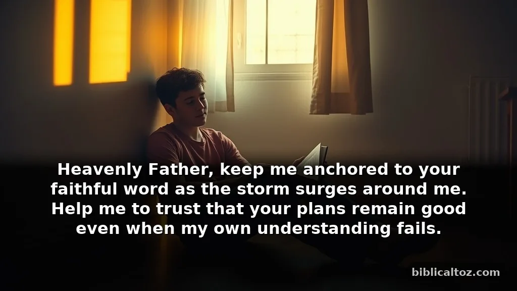 Scripture Prayer for Young Adults Facing Difficult Seasons