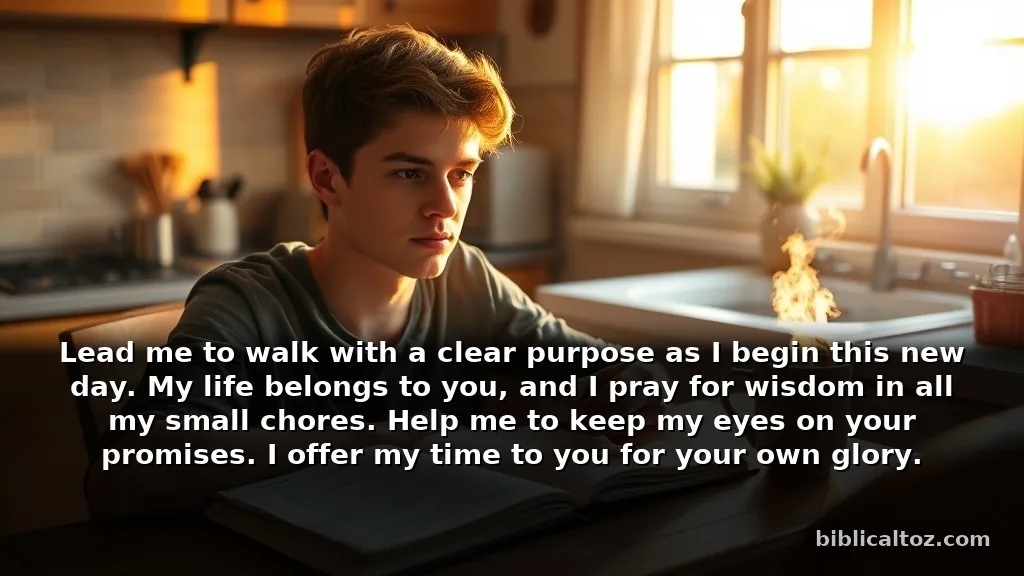 Short Daily Prayer for Young Adults to Start the Morning