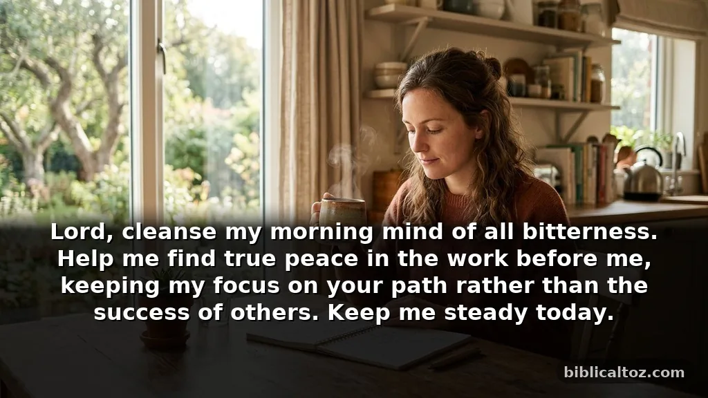 Short Prayers Against Jealousy and Envy for Busy Mornings