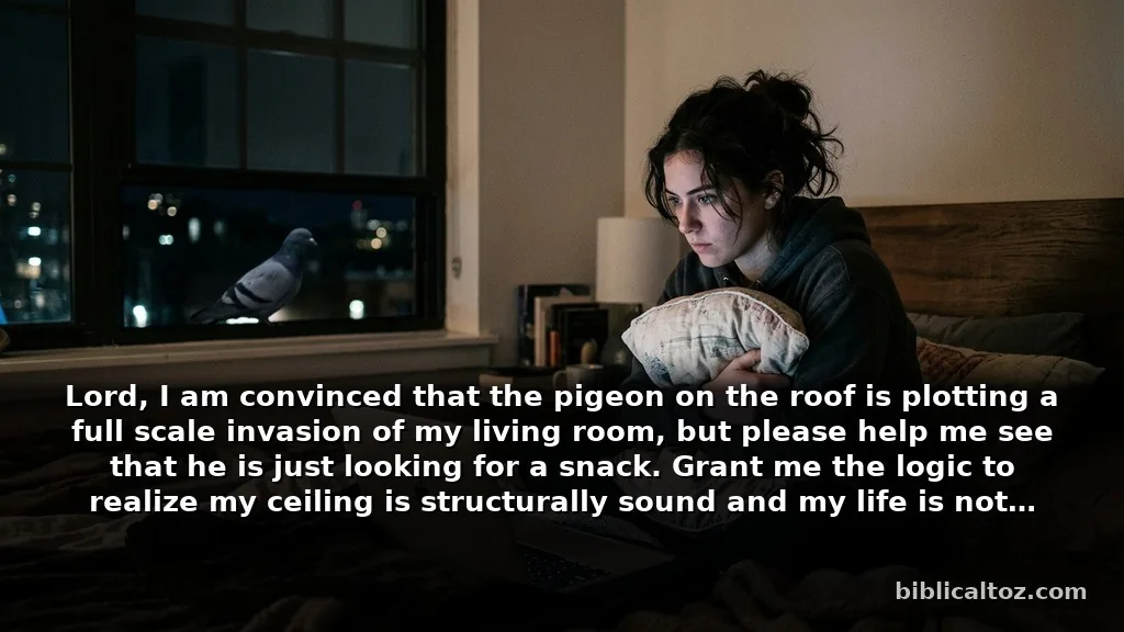 Funny and Relatable Prayers for Peace of Mind in Overthinking About Catastrophic Predictions