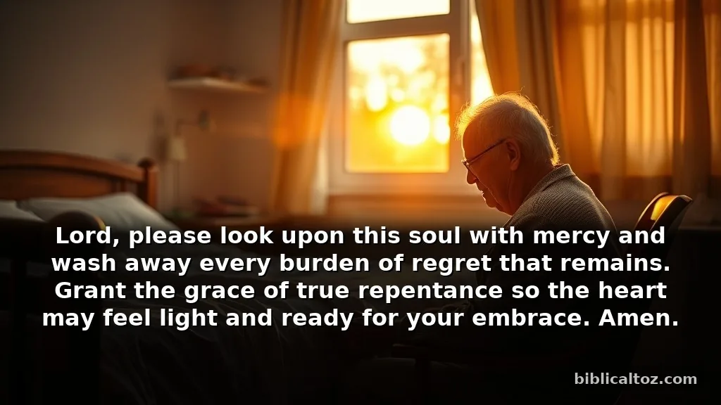 Prayers for the final moments of life when you need to ask for forgiveness